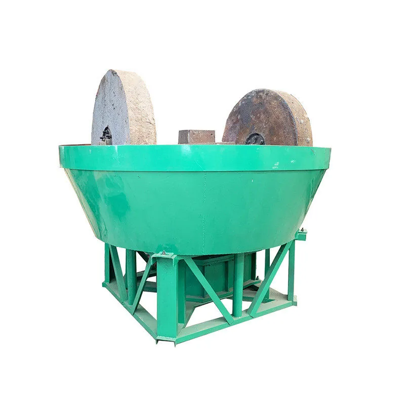 Wet pan mill equipment photographed in Gongyi, China